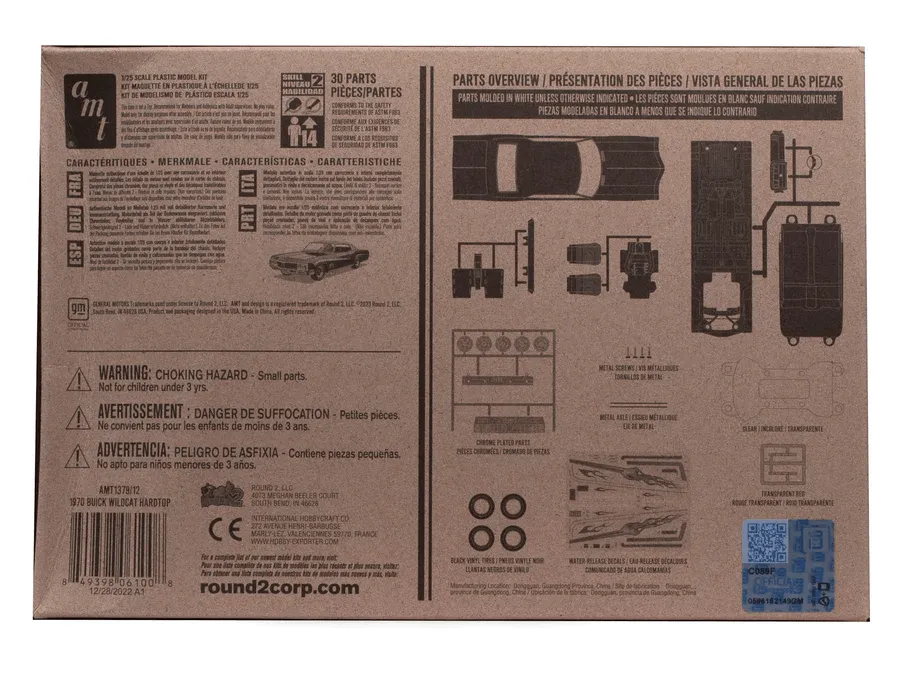 AMT 1970 Buick Wildcat Hardtop 1/25 Model Kit