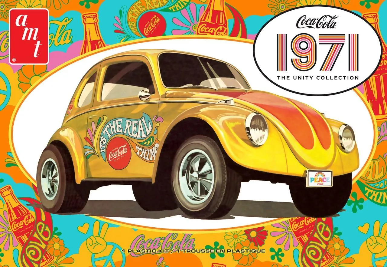 AMT 1971 Volkswagen Superbug Unity Graphics (Coke) 1/25 Model Kit