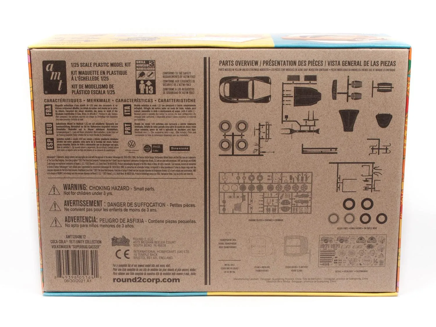 AMT 1971 Volkswagen Superbug Unity Graphics (Coke) 1/25 Model Kit