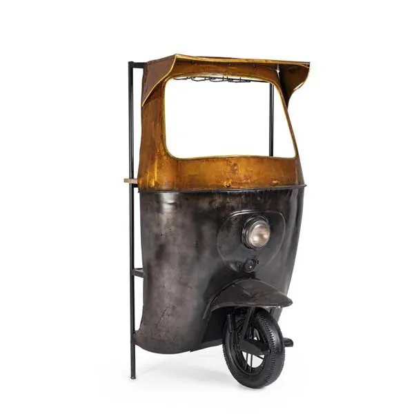 Antique Rustic Auto Rikshaw Furniture - Auto Bar Table