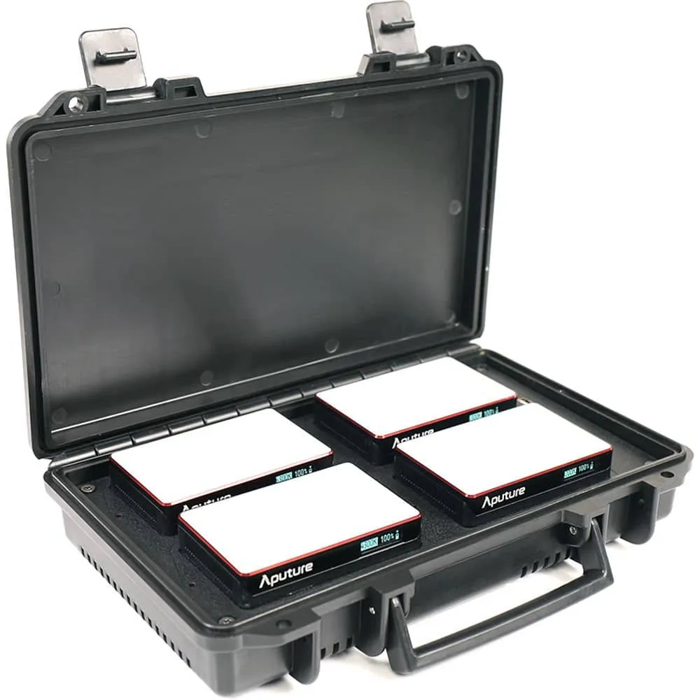 Aputure MC 4-Light Travel Kit with Charging Case