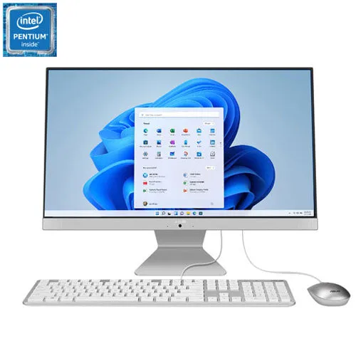 ASUS All-in-One PC - White (Intel Pentium Gold 7505/512GB SSD/8GB RAM/Windows 11)