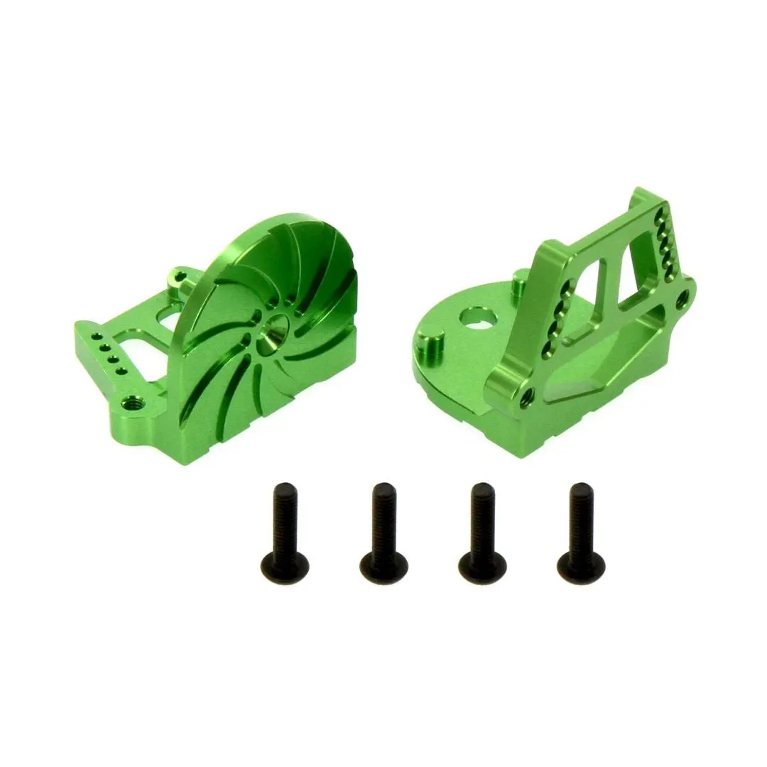 Atomik Traxxas X-Maxx Alloy F/R Motor Mount Set, Green VEN4380GRN