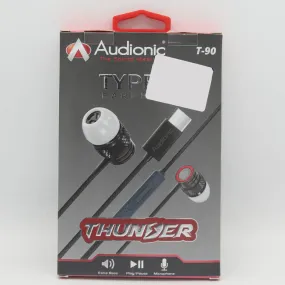 Audionic Thunder TYPE C Earphones T90 - Red