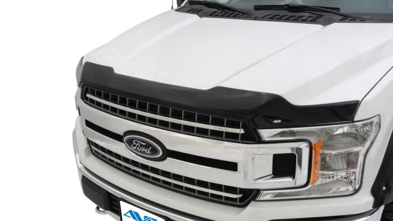 AVS 17-18 Ford F-150 Raptor Aeroskin Low Profile Acrylic Hood Shield - Smoke