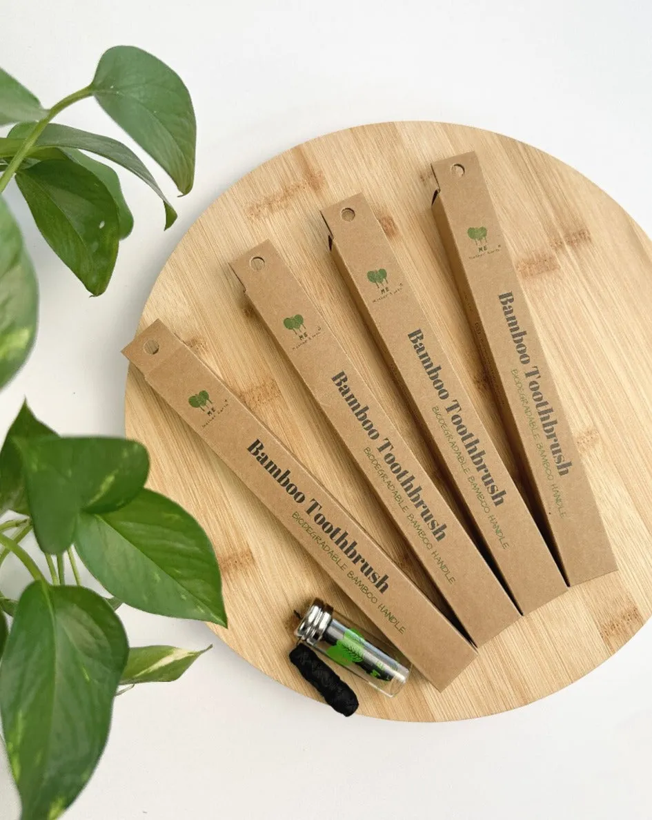 Bamboo Toothbrush   Eco Floss Value Set