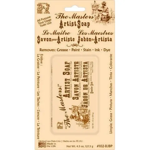 B&J "The Masters" Paint Soap Bar 4.5 oz