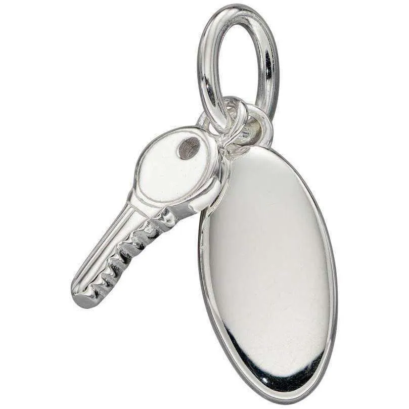 Beginnings Car Key Charm - Silver