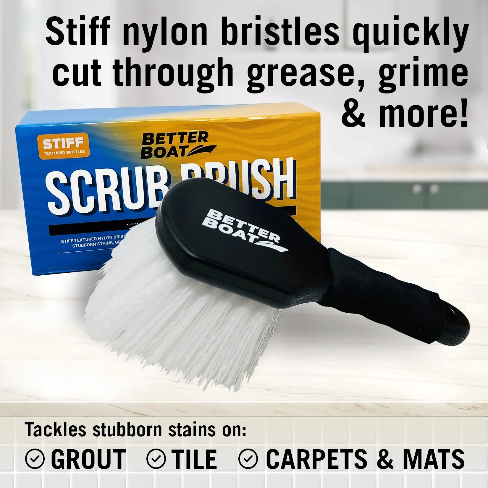 Better Boat Stiff Scrub Brushes