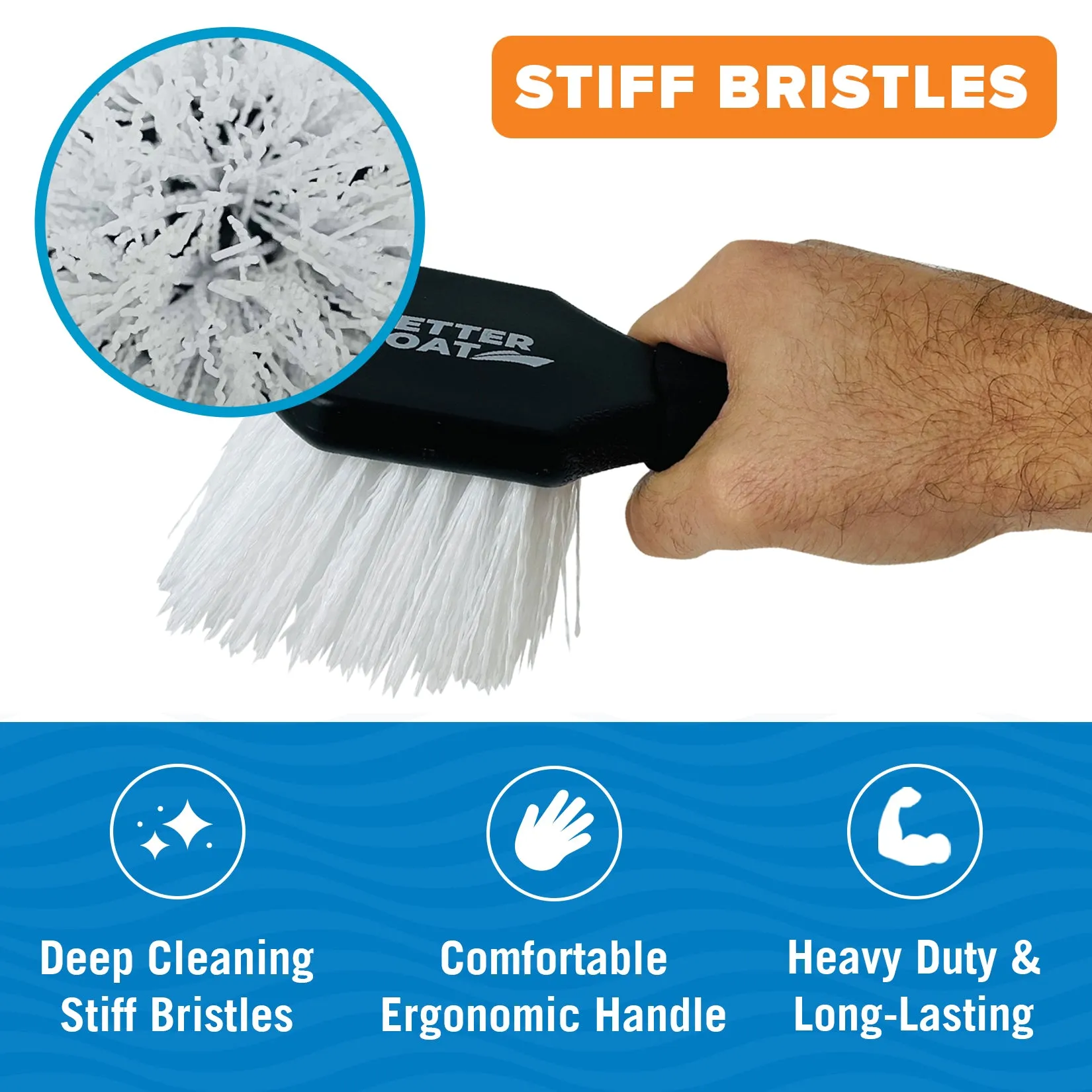 Better Boat Stiff Scrub Brushes