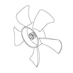 Blade, Air Techniques Dryer Fan For Peri Pro Part: 90102/ATF633