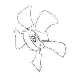 Blade, Air Techniques Dryer Fan For Peri Pro Part: 90102/ATF633