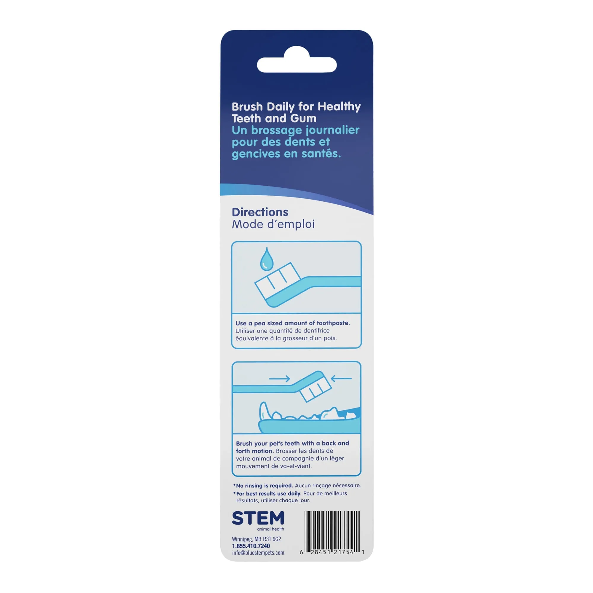 bluestem Toothbrush/Finger Brush Kit