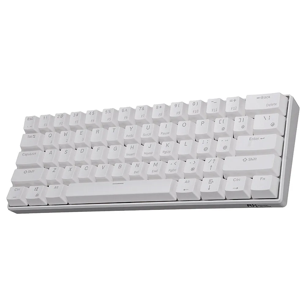 Bluetooth Wired Mechanical Keyboard - Compact 61 Keys RGB for Gaming