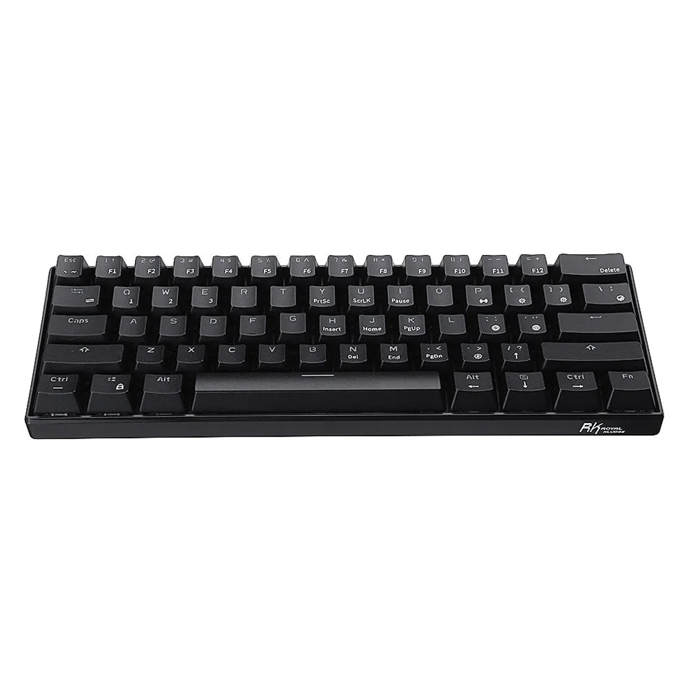 Bluetooth Wired Mechanical Keyboard - Compact 61 Keys RGB for Gaming