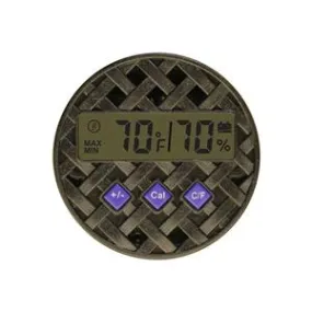 Brigham Digital Round Hygrometer