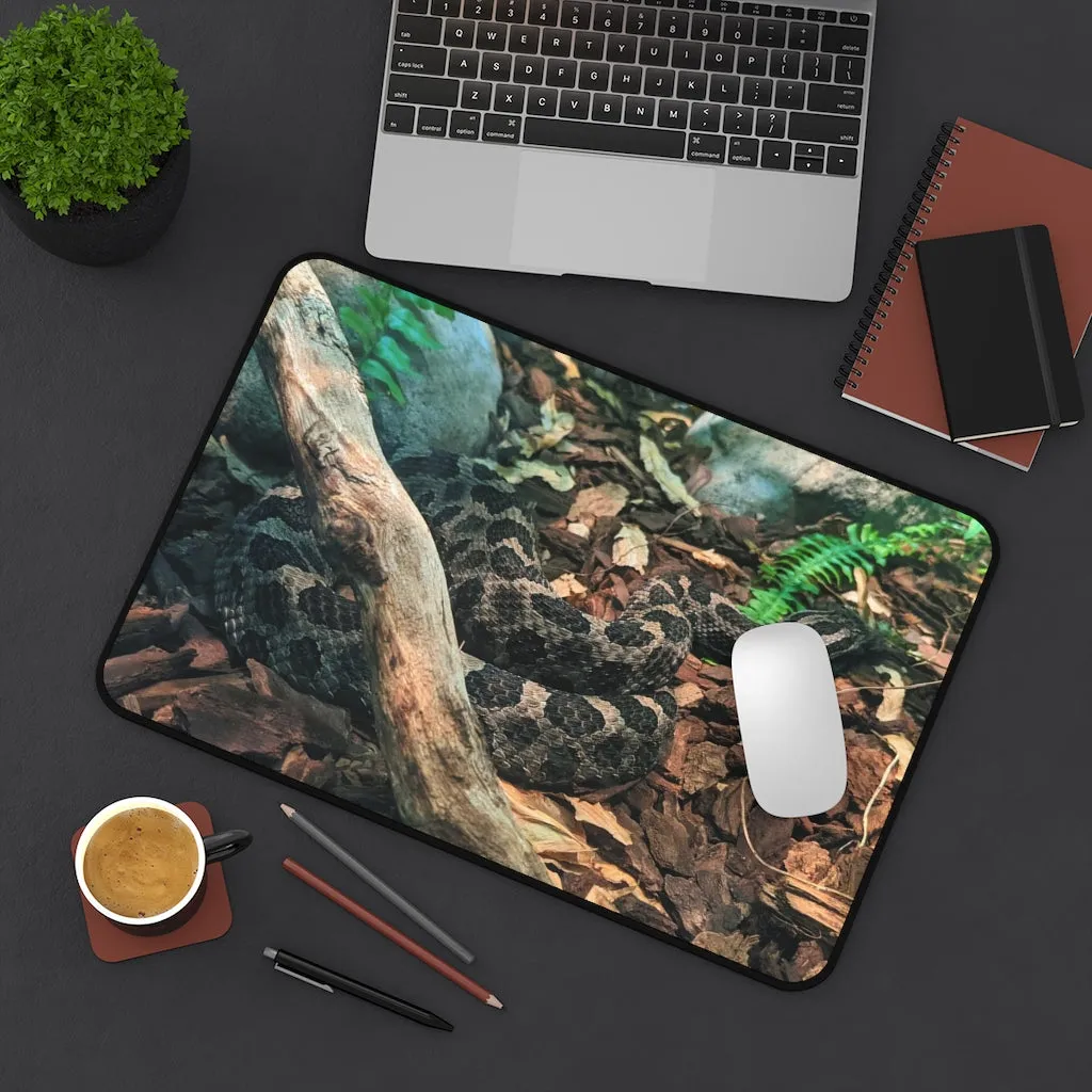 Brown Black Snake Desk Mat