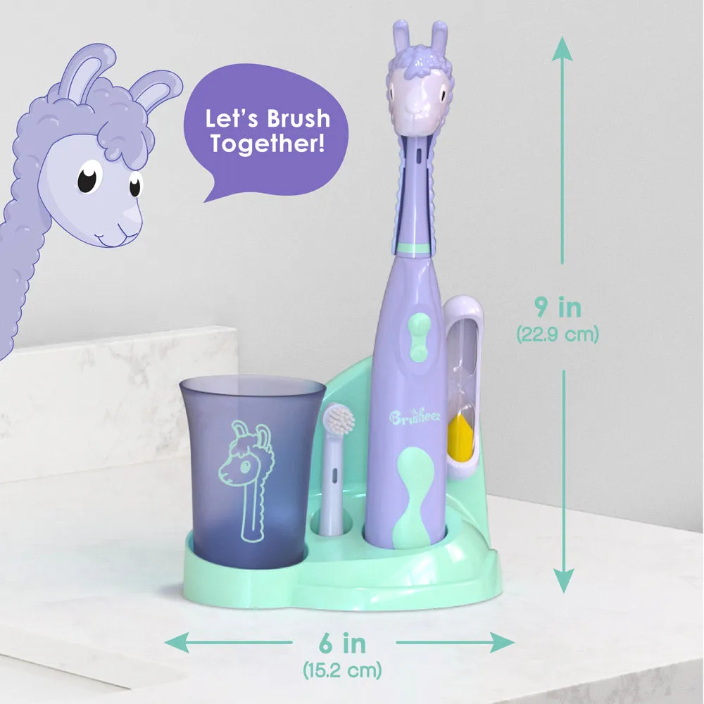 Brusheez® Kids’ Electric Toothbrush Set - Luna the Llama