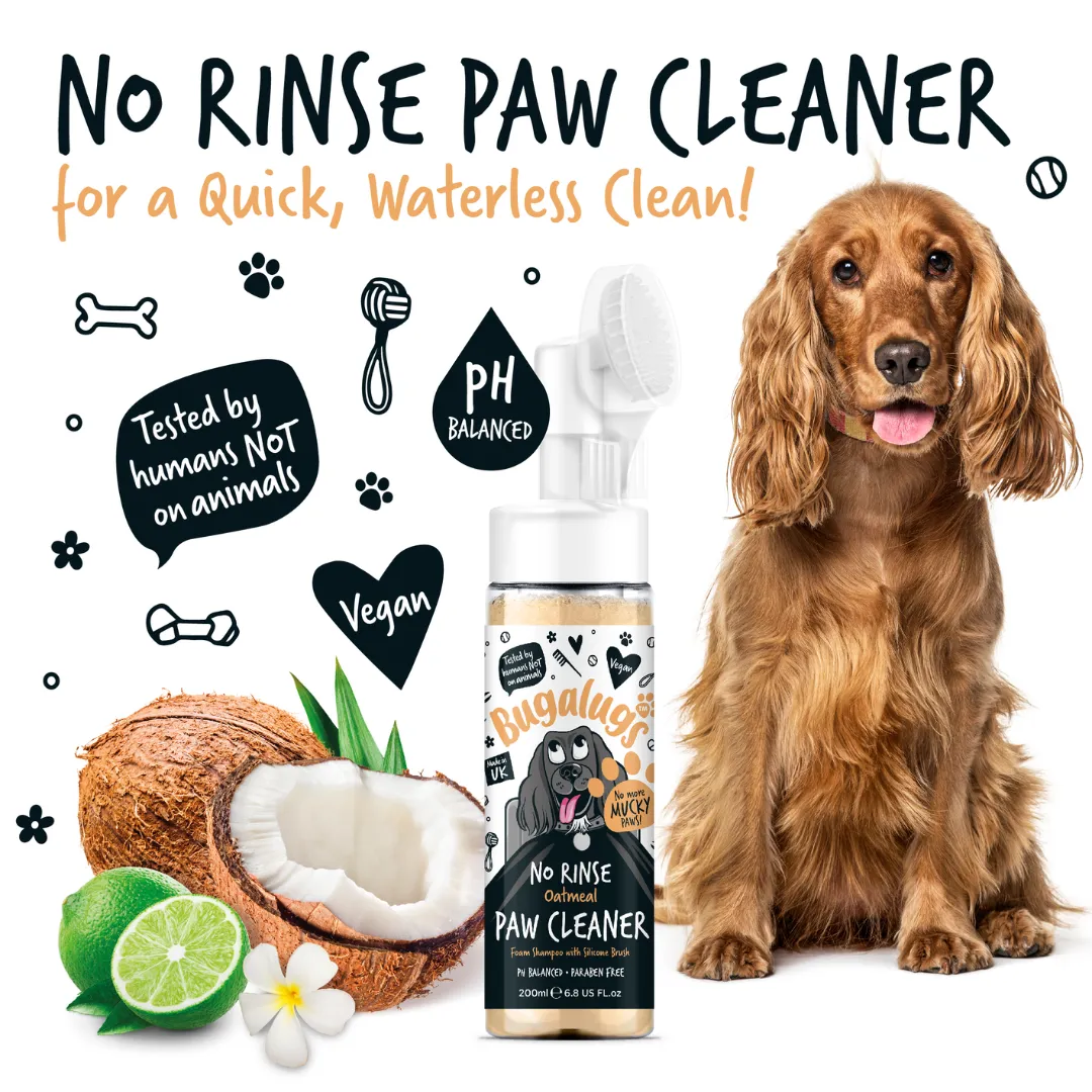 Bugalugs No Rinse Oatmeal Paw Cleaner