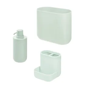 Cade Bath Accessories (Set of 3) Green Tint