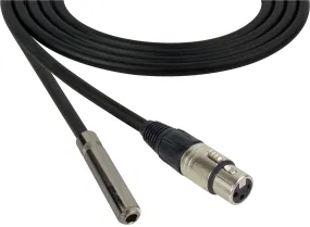 Canare Star-Quad Microphone Cable XLR Female to 1/4" TRS Female 1.5FT (Multiple Colors)