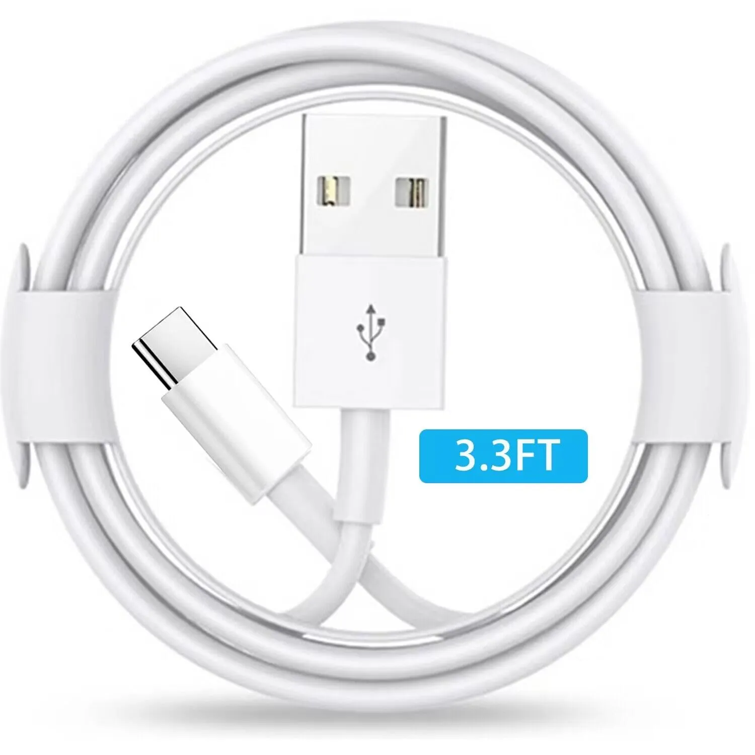 Car Carplay Cable for iPhone 15 Car Charger Cord, 3.3FT USB A to USB C Cable for Apple Carplay, USB C Cord Compatible with iPhone 15 Pro Max Plus, iPad Pro Air Mini Car Charger Cord Charging Cable