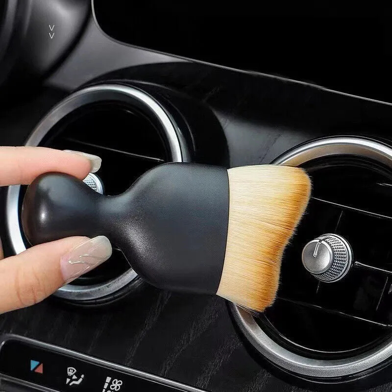 Car Interior Auto Detailing Brush Soft Bristles Dust Removal Brush