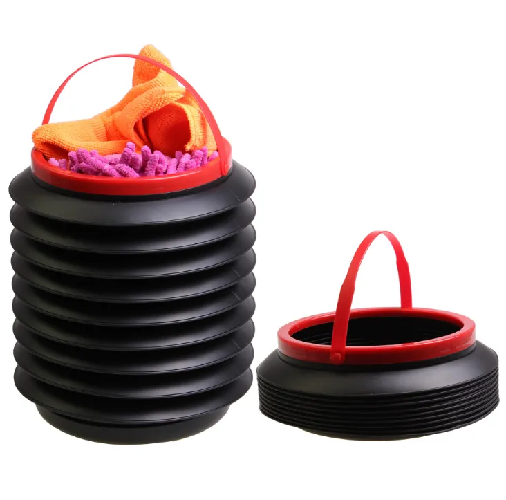 Car multi-function retractable bucket Creative folding storage bin Umbrella bucket Trash can