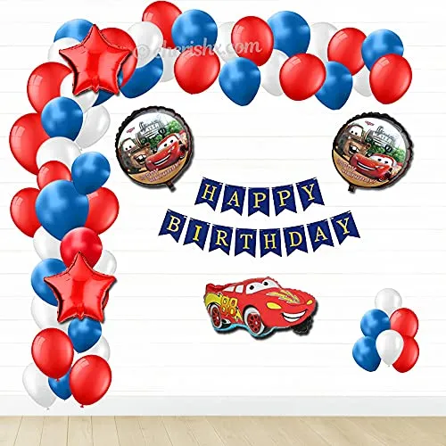 Cars Birthday Decoration 37 Pcs