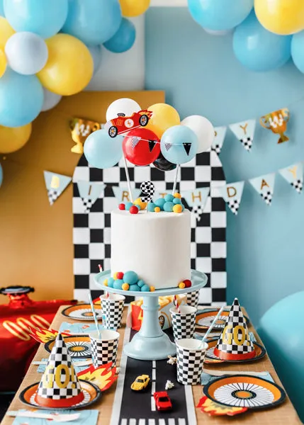 Cars Party Balloon Cake Topper Kit