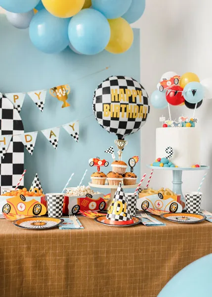 Cars Party Balloon Cake Topper Kit