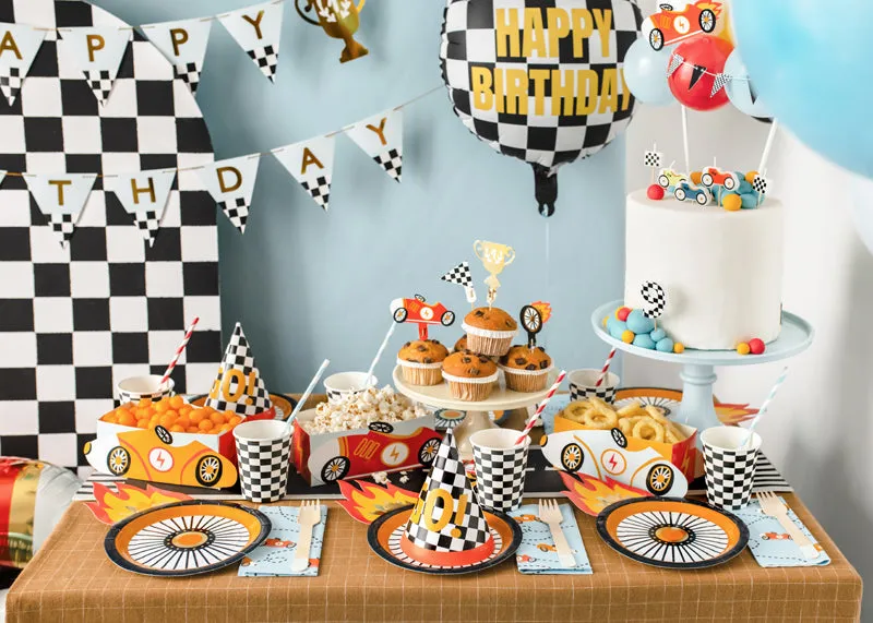 Cars Party Balloon Cake Topper Kit