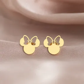 Cartoon Mouse Stud Earrings