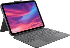 Certified Refurbished - Logitech Combo Touch Detachable 10th Gen iPad Keyboard Case