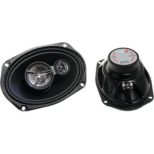 Cerwin-Vega Mobile XED693 XED Series Coaxial Speakers (3 Way, 6inch x 9inch)