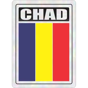 Chad Prismatic Hologram Car Decal Sticker