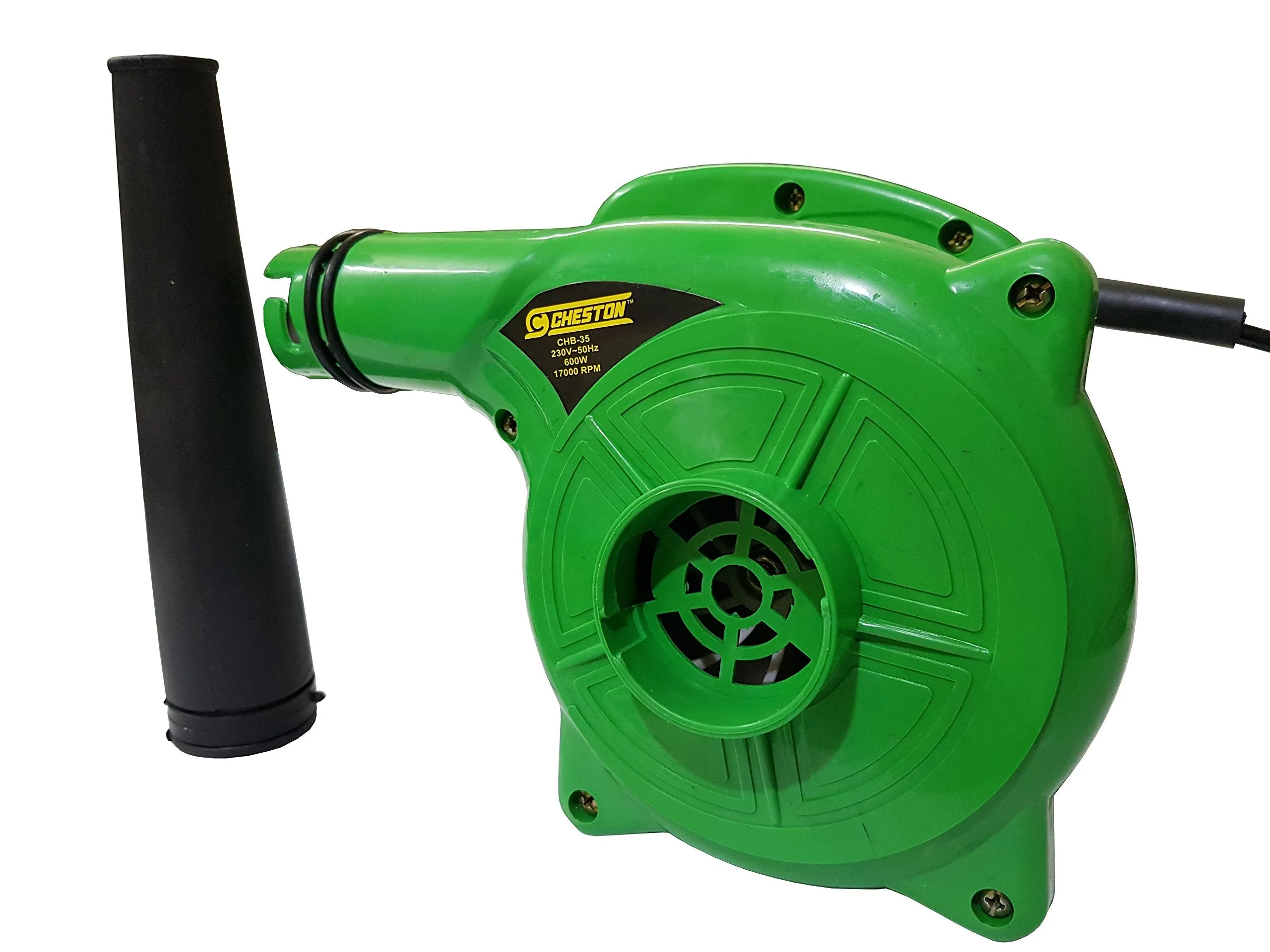 Cheston Electric Air Blower PC Cleaner 600W 17,000 RPM Air Flow 3.0 M3/Min/80 Miles/Hour Leaf Blower (Variable Speed Optional with Speed Switch) (with Variable Speed Switch)