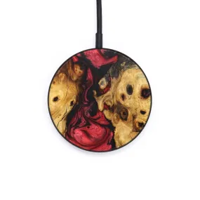 Circle Wood Resin Wireless Charger - Ashlyn (Red, 634652)