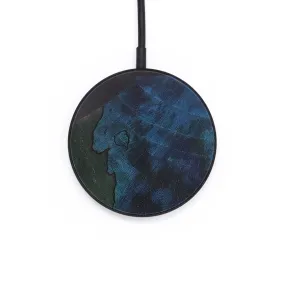 Circle Wood Resin Wireless Charger - Aubrey (Wood Burl, 655158)