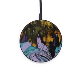 Circle Wood Resin Wireless Charger - Ceylon (Purple, 593688)