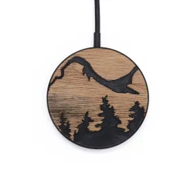 Circle Wood Resin Wireless Charger - Claude (Pattern, 688232)