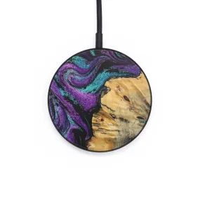 Circle Wood Resin Wireless Charger - Crew (Purple, 687854)