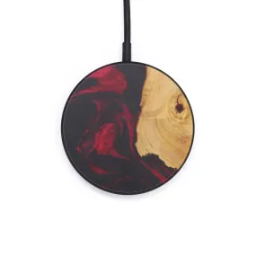 Circle Wood Resin Wireless Charger - Cristofaro (Dark Red, 597786)