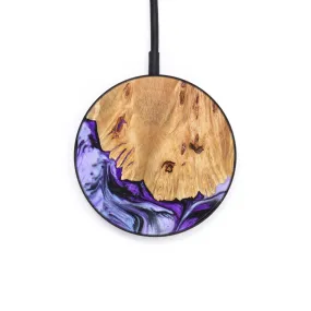 Circle Wood Resin Wireless Charger - Earl (Purple, 636111)