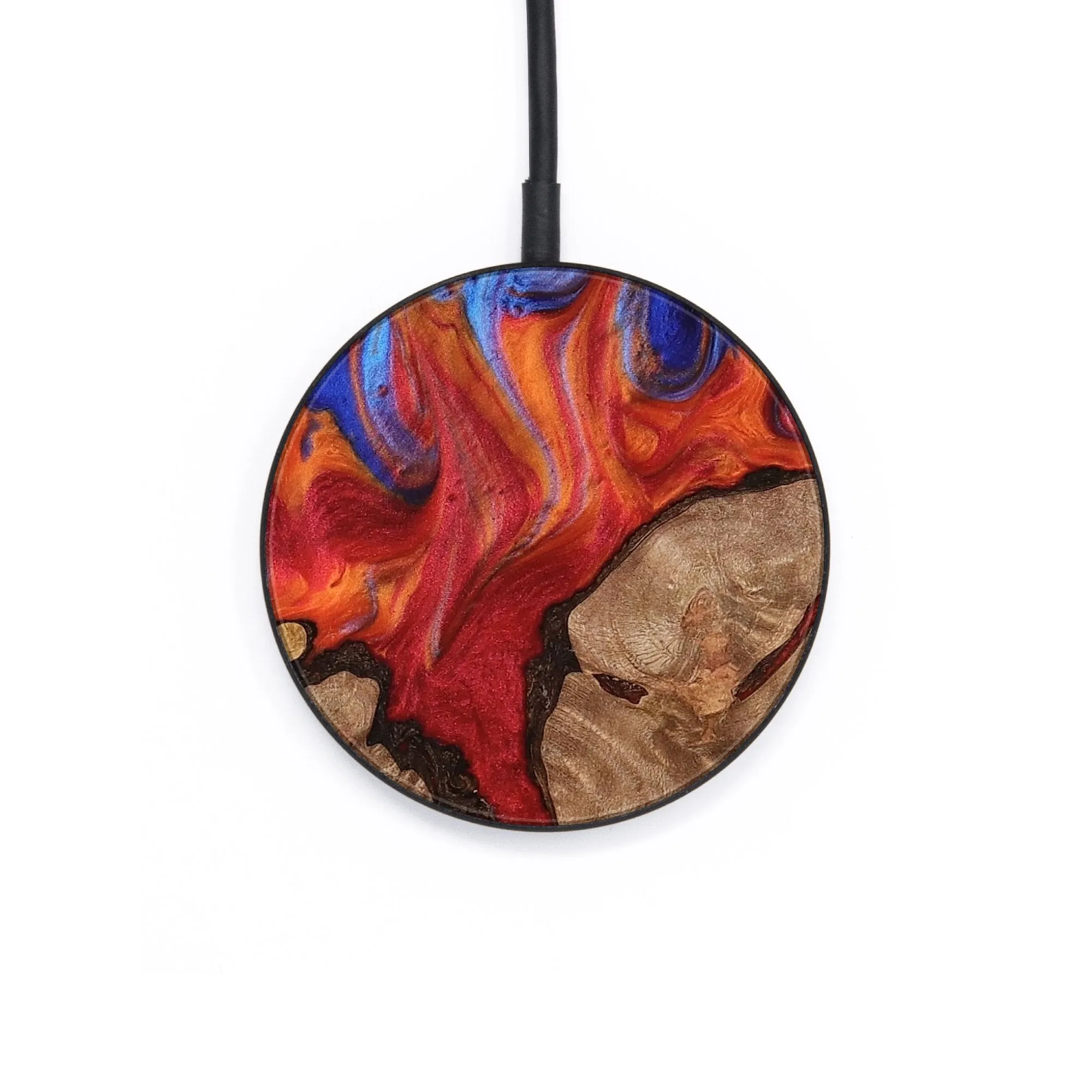 Circle Wood Wireless Charger - Sohail (Fire & Ice, 737020)