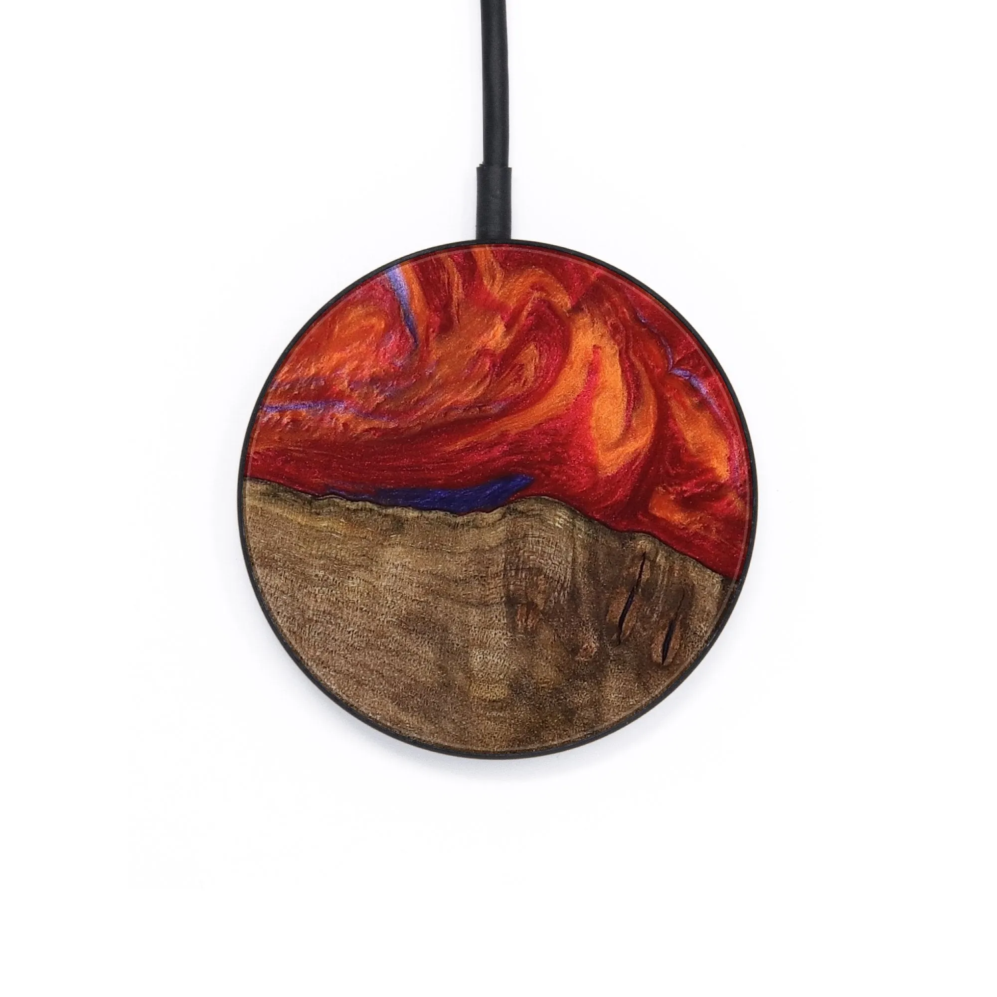 Circle Wood Wireless Charger - Sula (Fire & Ice, 734227)