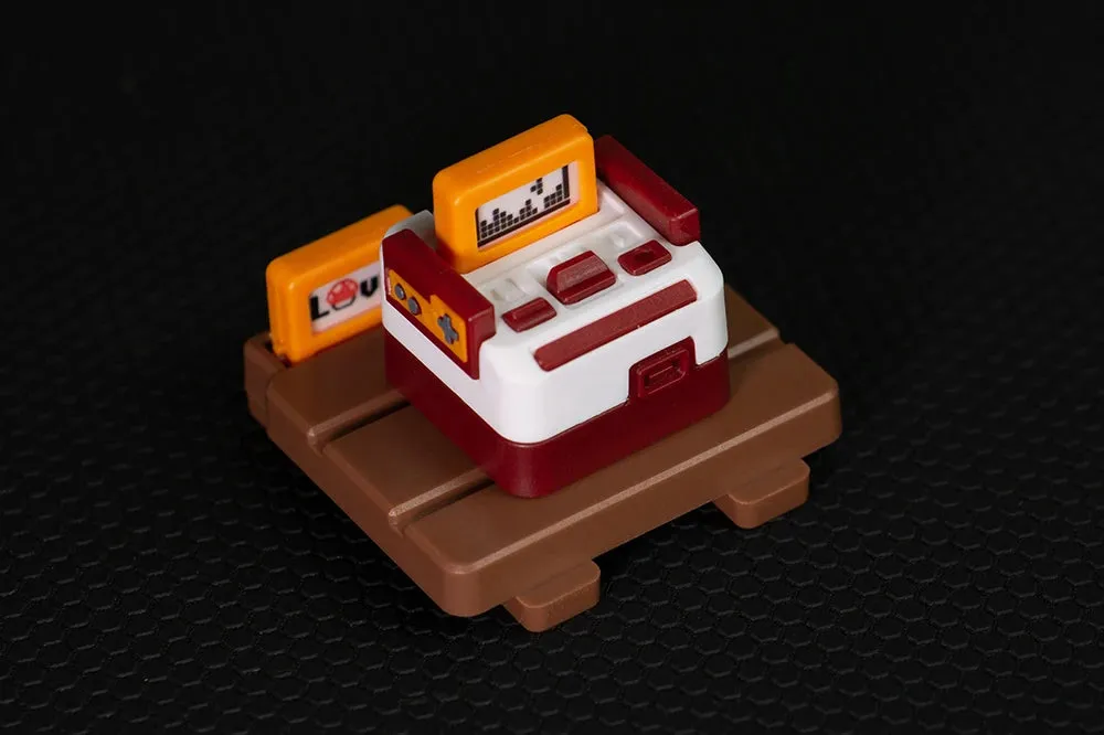 Classic Retro FC Keycap Famicom Vintage Novelty Keycap For Mechanical Keyboard Backlit Keycap ESC Cute Game Console