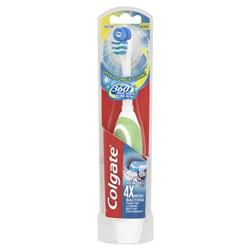 Colgate 360 Degrees Whole Mouth Clean Battery Toothbrush