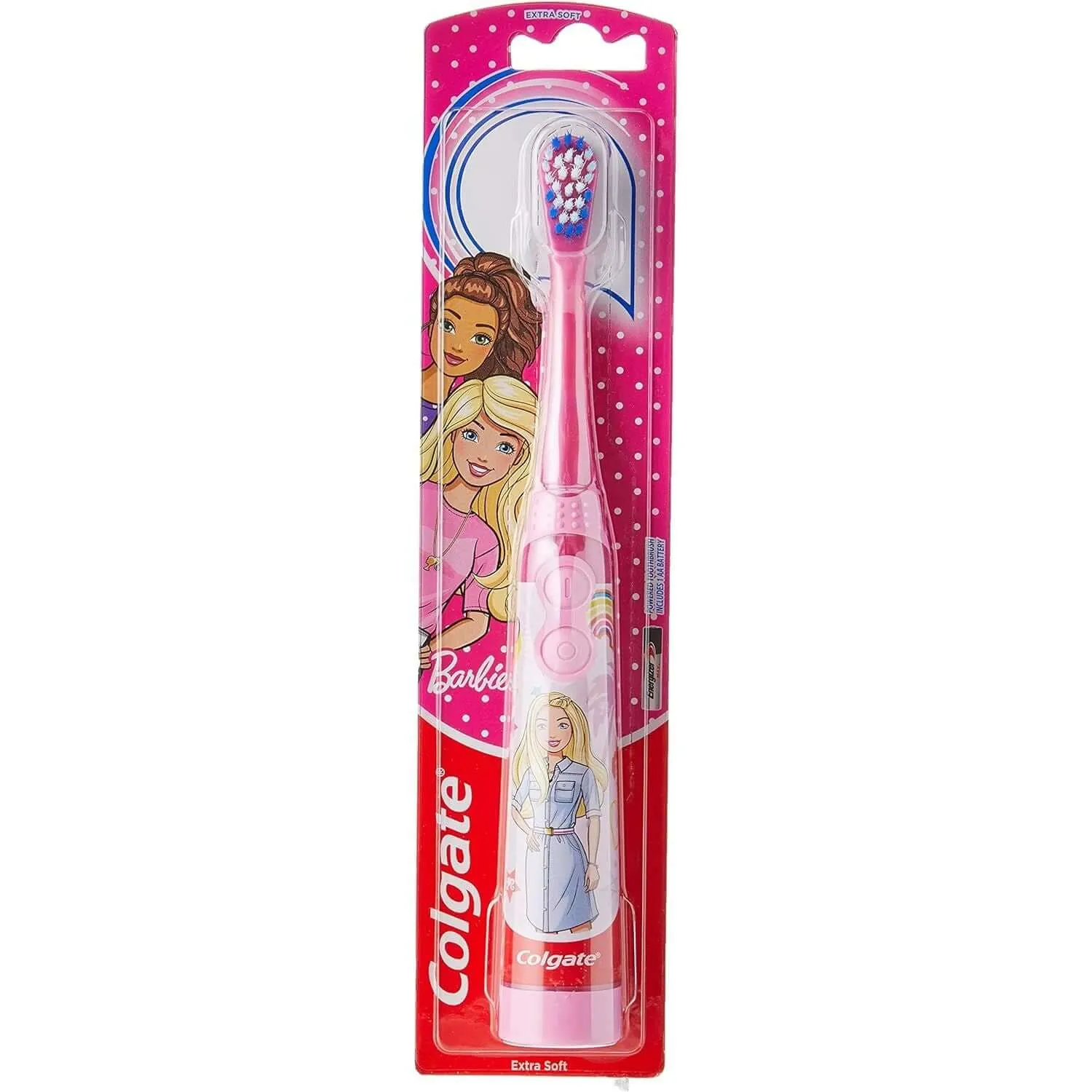 Colgate Barbie Extra Soft Toothbrush, Battery Powered