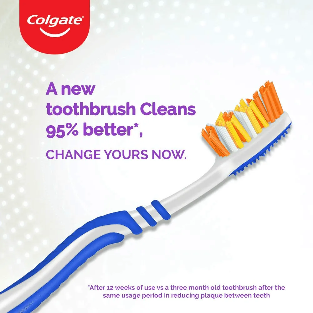 Colgate ZigZag Anti-Bacterial Toothbrush - Soft (Pack of 6)